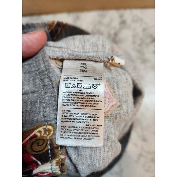 Old Navy Mens Gray Gingerbread Christmas Elastic Waist Pajama Pants‎ Size XXL - Picture 5 of 8